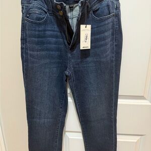 Judy Blue High Rise Dark Wash Skinny Capri